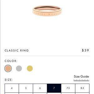 daniel wellington ring